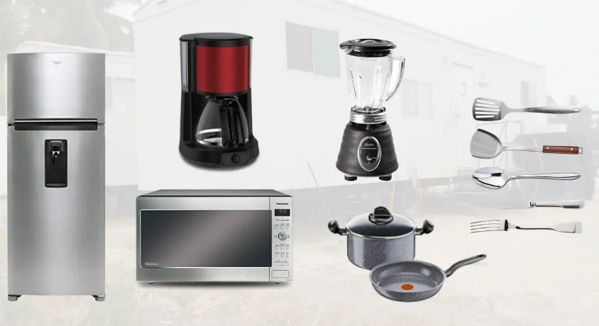 renta de campers con utensilios nuevos